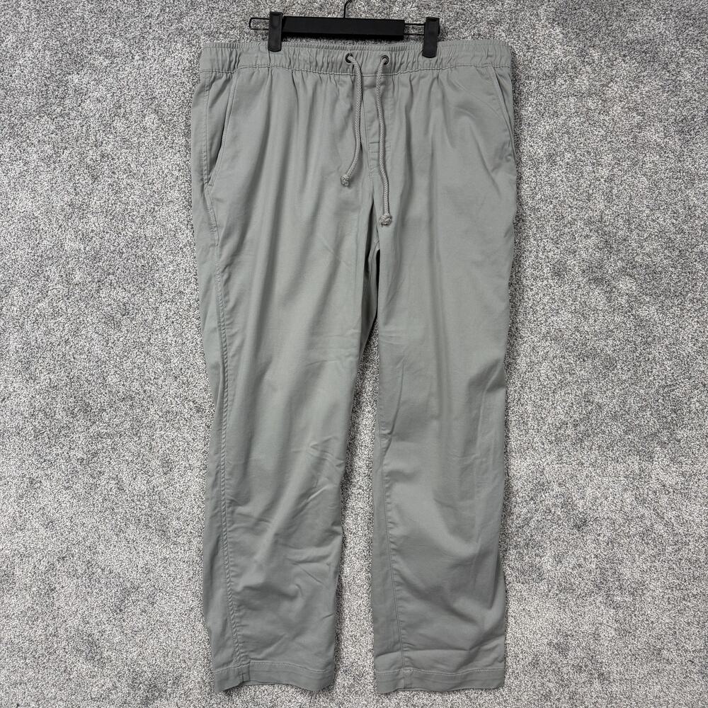 L.L.Bean Pants Mens XL 38x30 Sage Green Standard Fit Jogger Pull On Travel